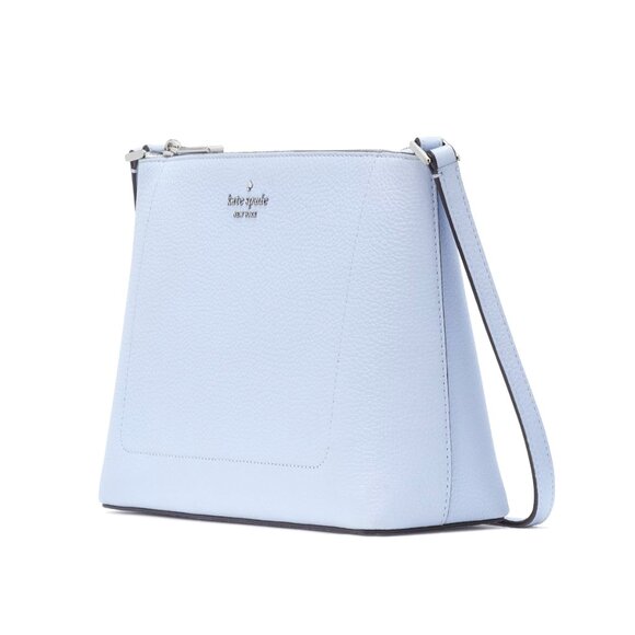 New Kate Spade Leila Crossbody Pebble Leather Serenity - Picture 1 of 5